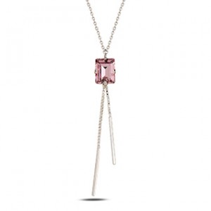 925 silver chain and pendant - Swarovski crystal MAE80-4